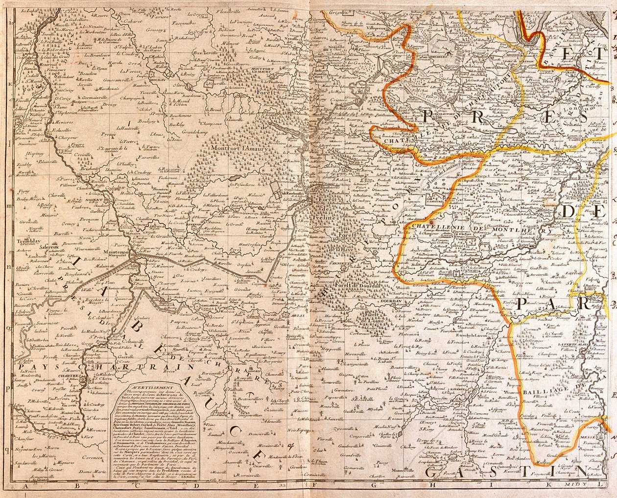 Carte du Sud-Ouest de l