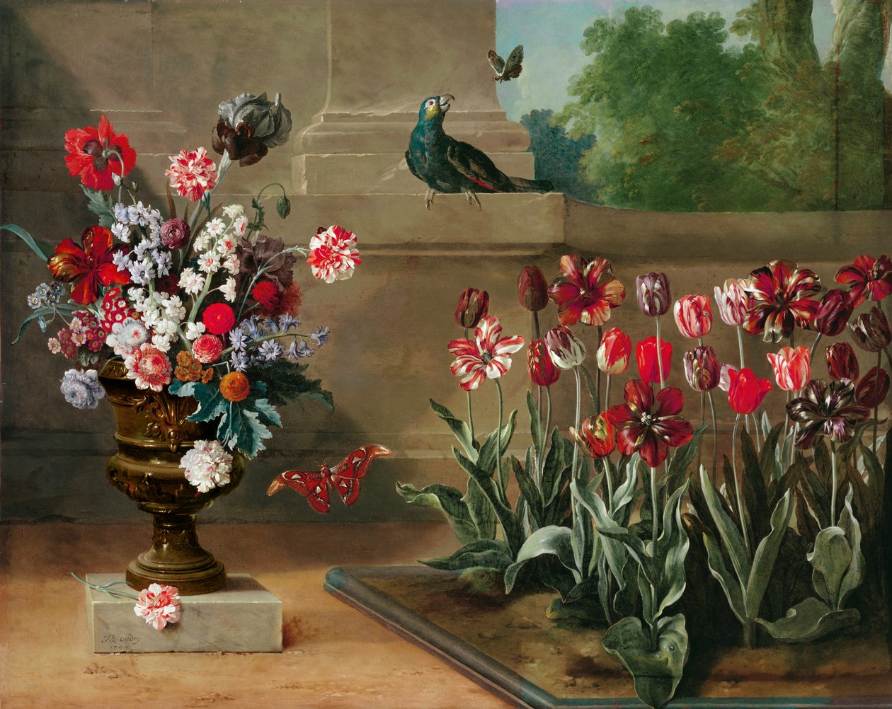 Coin du jardin de Monsieur de la Bruyère, 1744 - Jean Baptiste Oudry
