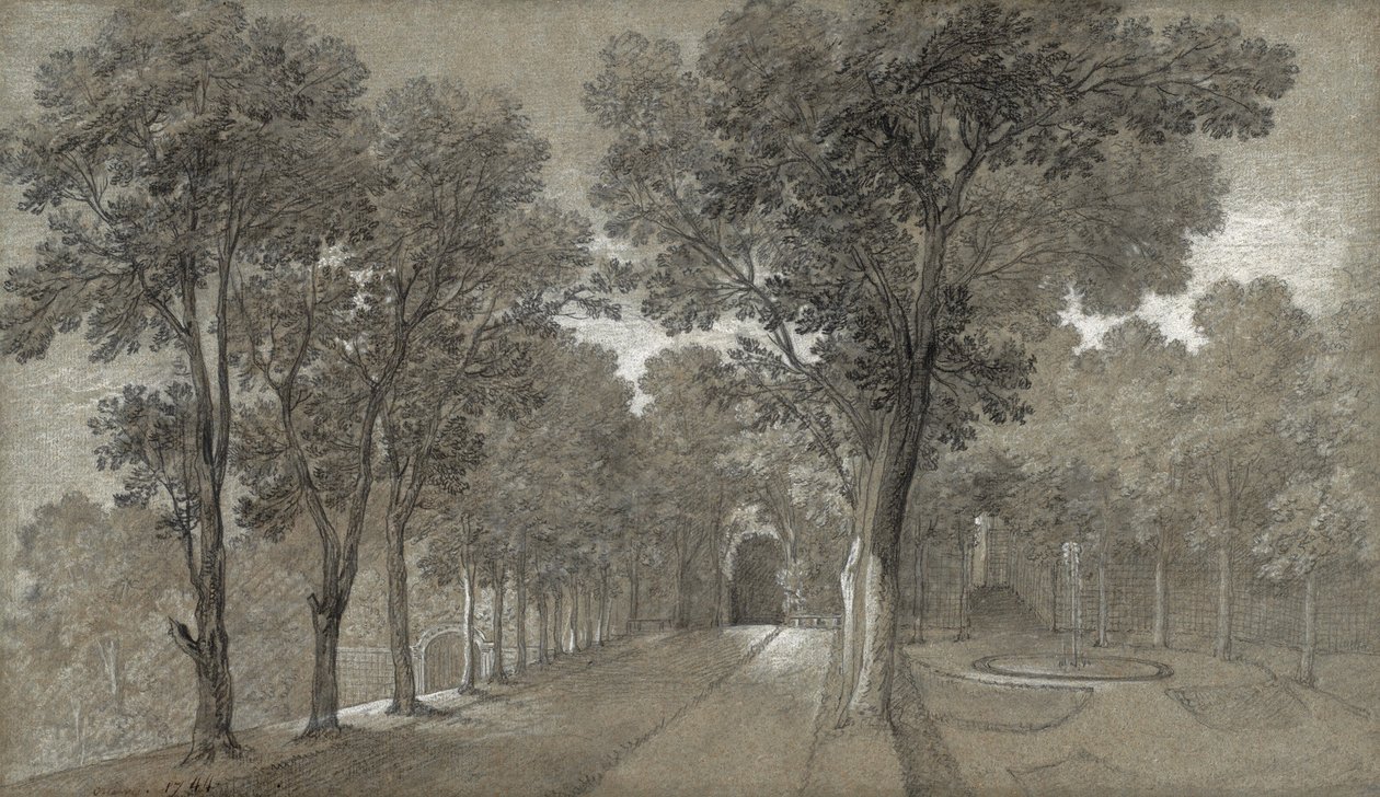 Vue du parc à Arcueil, 1744 - Jean Baptiste Oudry