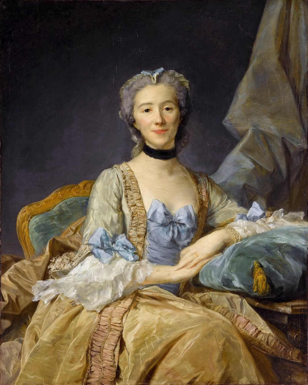 Madame de Sorquainville - Jean Baptiste Perronneau