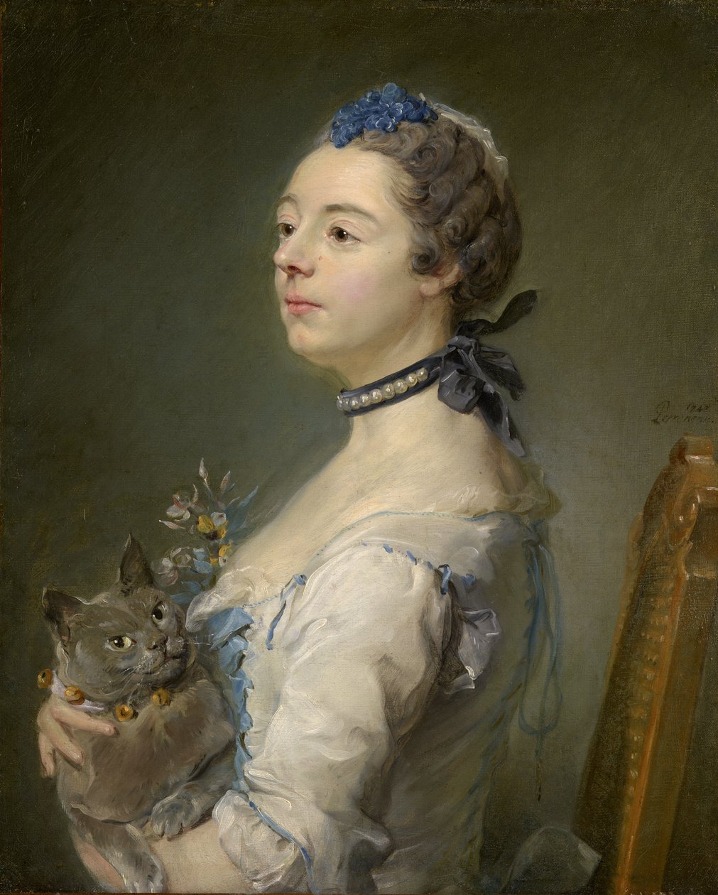 Magdaleine Pinceloup de la Grange, née de Parseval - Jean Baptiste Perronneau