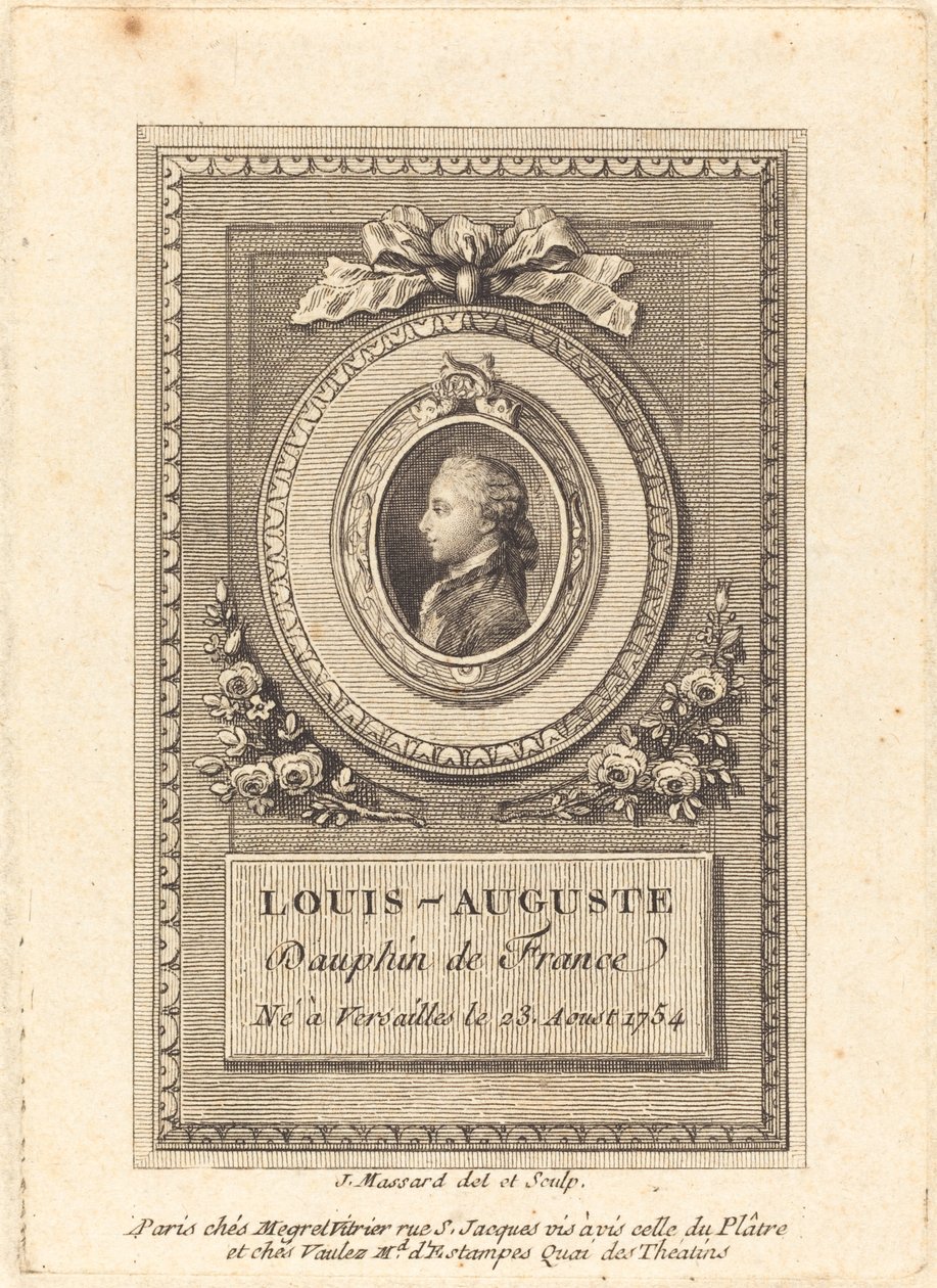Louis-Auguste, Dauphin de France - Jean Baptiste Raphael Urbain Massard