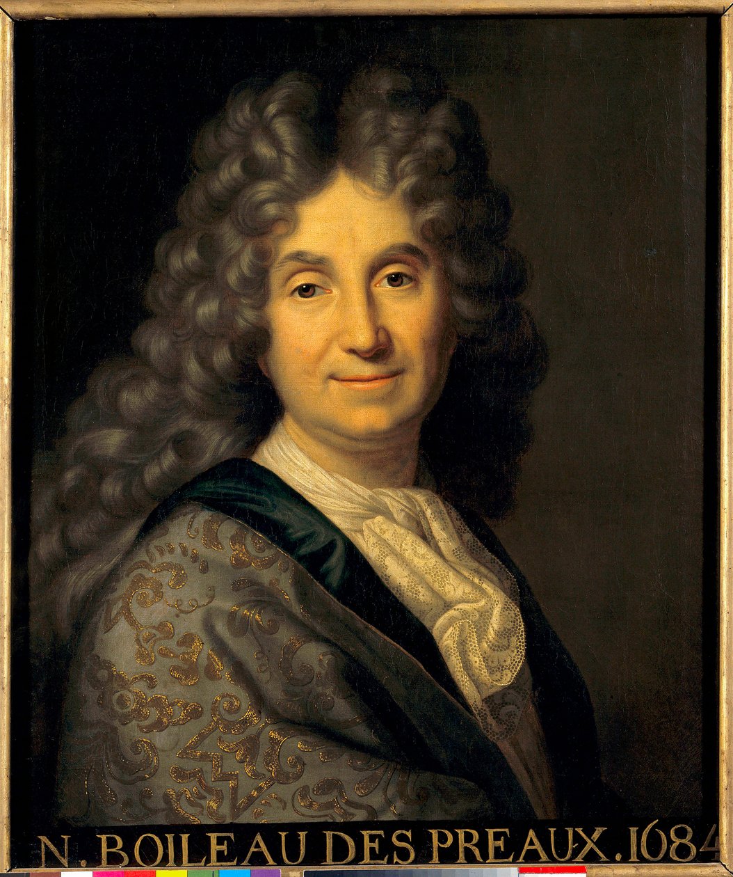 Portrait de Nicolas Boileau Despréaux (Boileau-Despréaux) (1636-1711) - Jean Baptiste Santerre