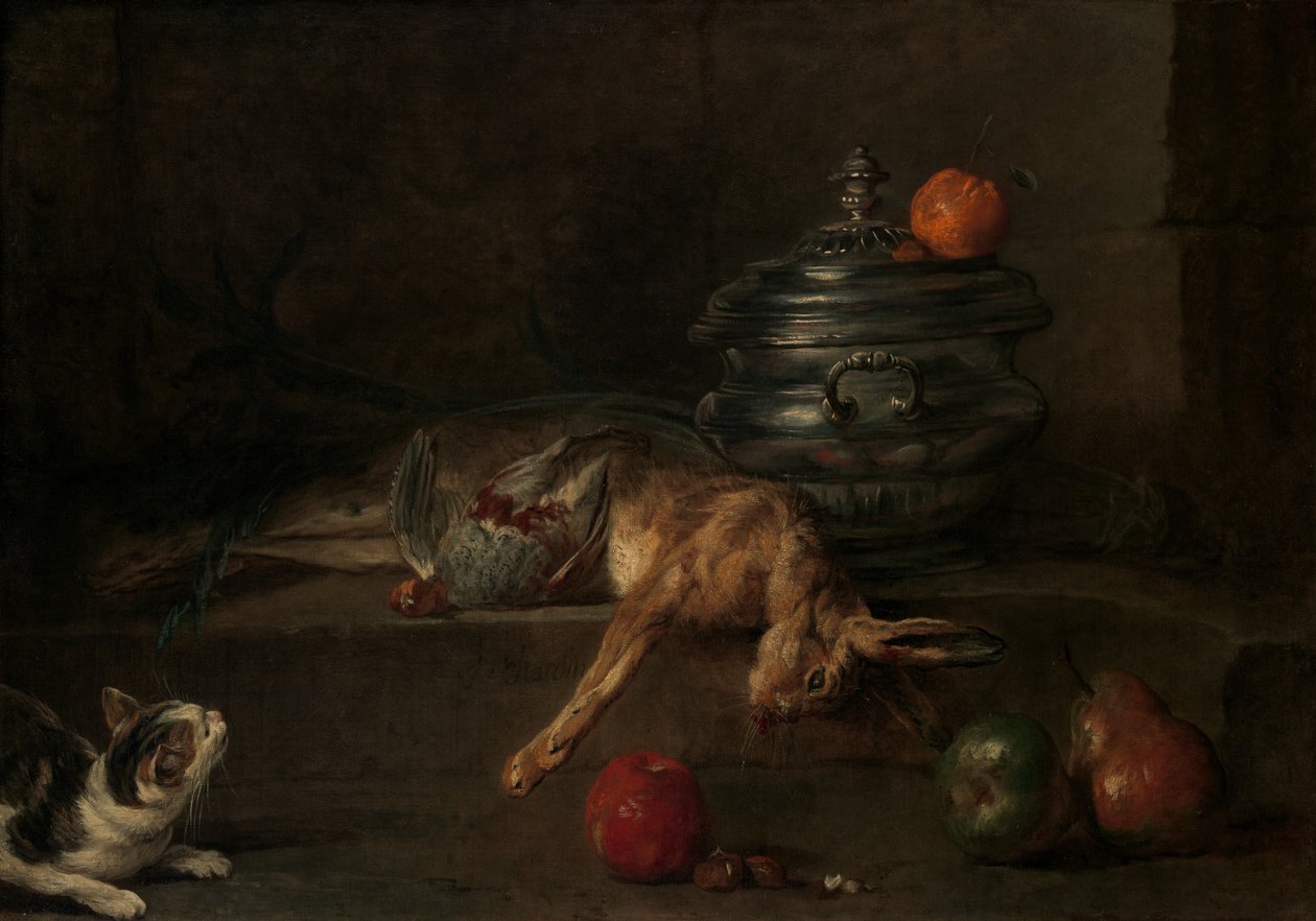 La Soupière en argent - Jean Baptiste Simeon Chardin