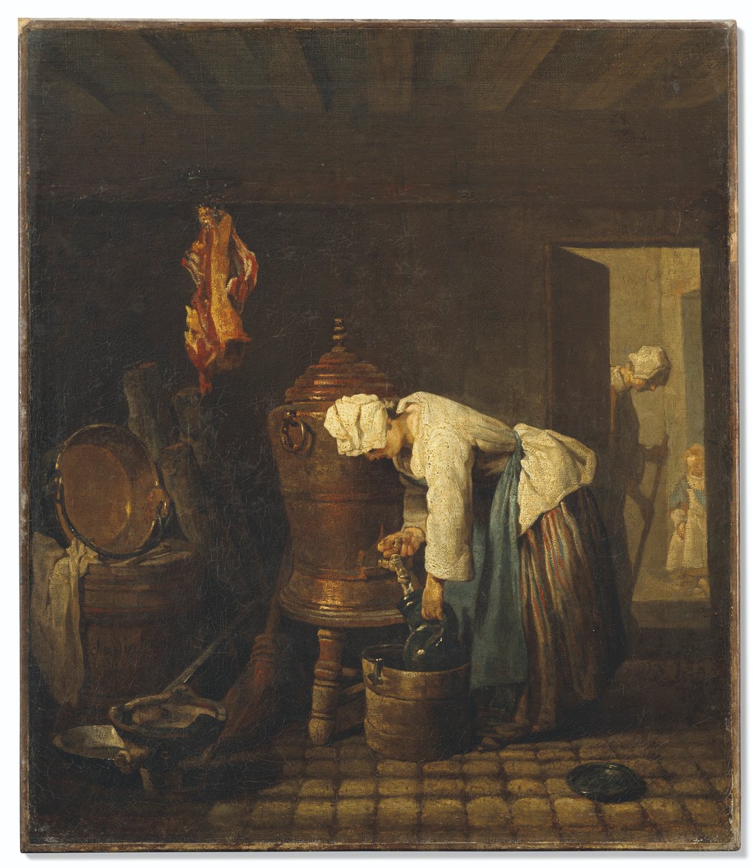 Français :  La fontaine
Allemand : Der Brunnen - Jean Baptiste Simeon Chardin