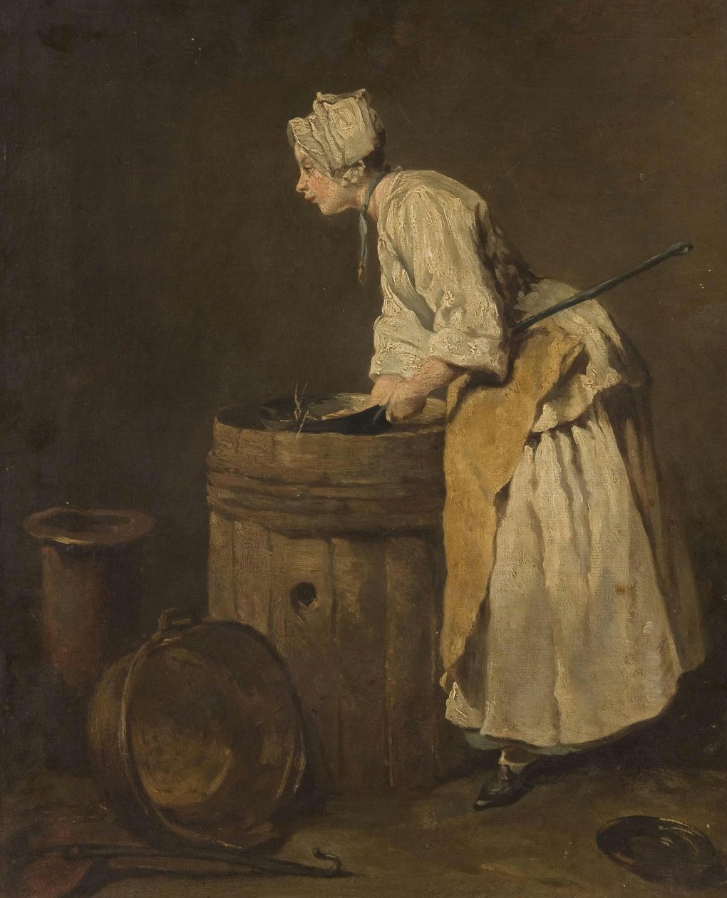 Servante de cuisine - Jean-Baptiste Simeon Chardin
