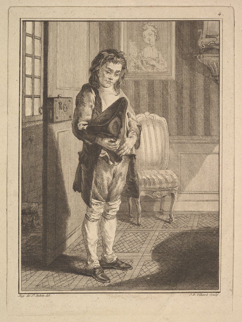 Décrotteur, de Mes gens, ou Les commissionnaires ultramontains au service, 1766-70 - Jean Baptiste Tillard