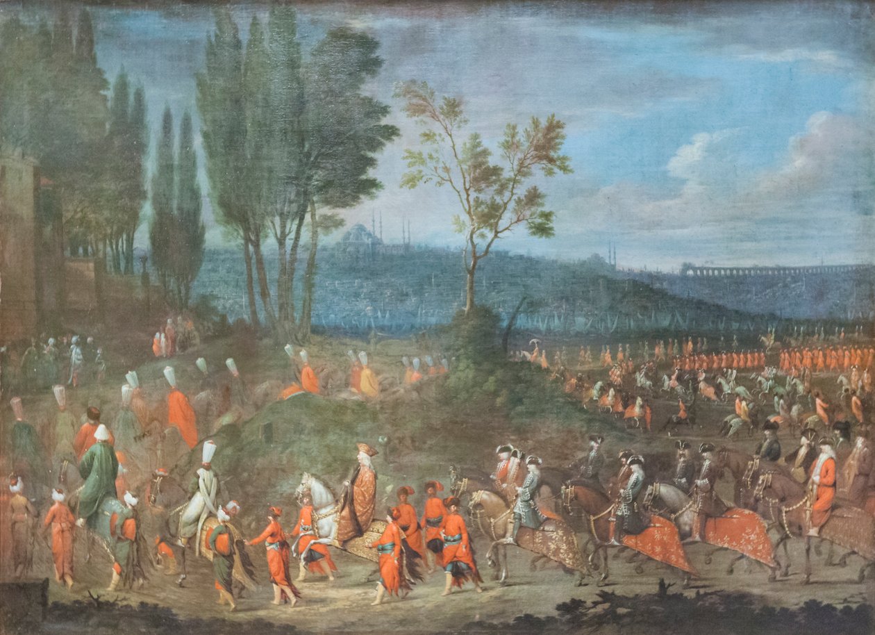 Le cortège ambassadeur - Jean Baptiste Vanmour