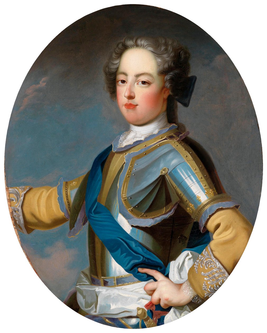 Portrait du roi Louis XV 1710-1774, années 1720 - Jean Baptiste van Loo