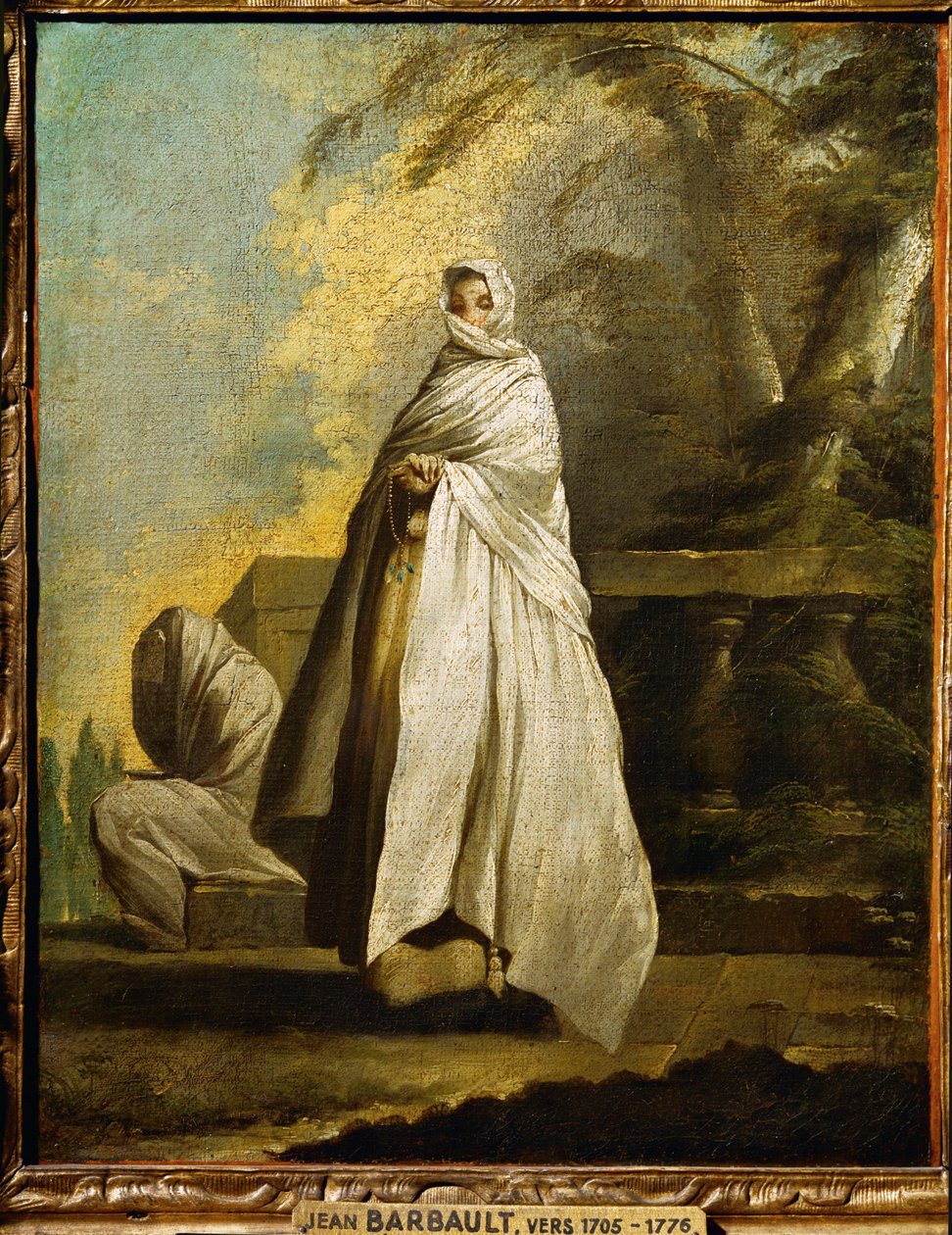Femmes drapees de blanc - women in white ... - Jean Barbault