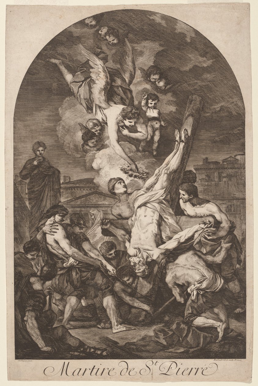 Le martyre de Saint Pierre - Jean Barbault, after Pierre Hubert Subleyras