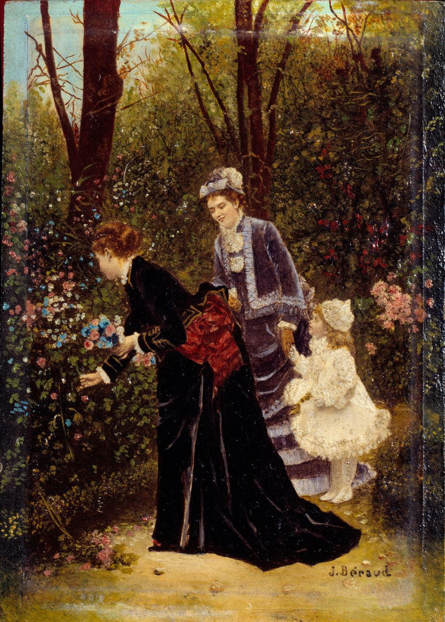 Dans le jardin - Jean Beraud