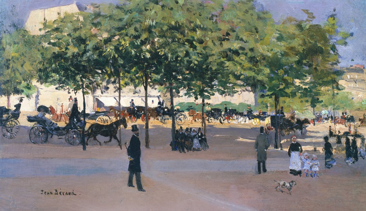 Promenade un dimanche après-midi, Paris - Jean Beraud
