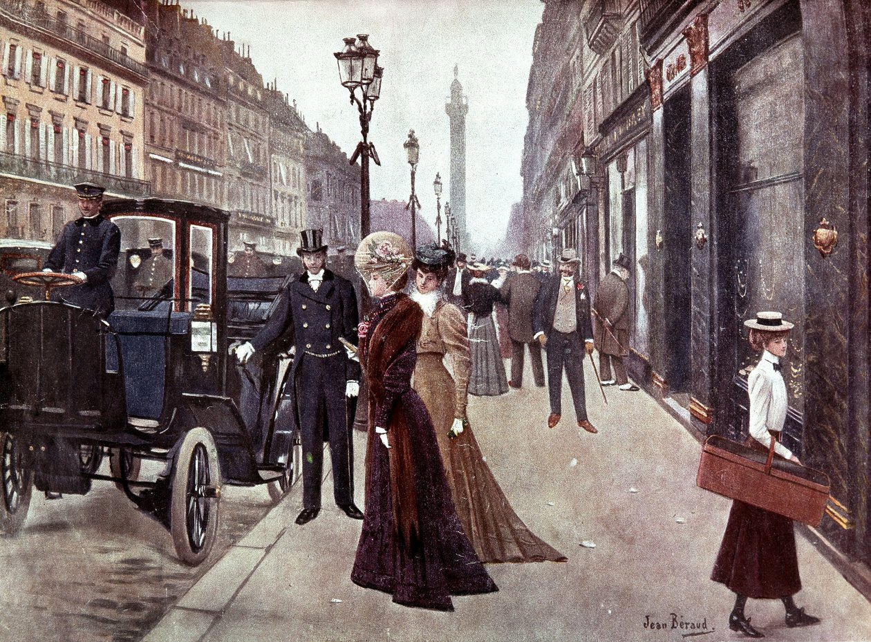 La rue de la paix à Paris, vers 1900 - Jean Beraud