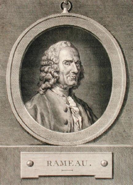 Portrait de Jean Philippe Rameau (1683-1764) gravé par Benoist - Jean Bernard (after) Restout