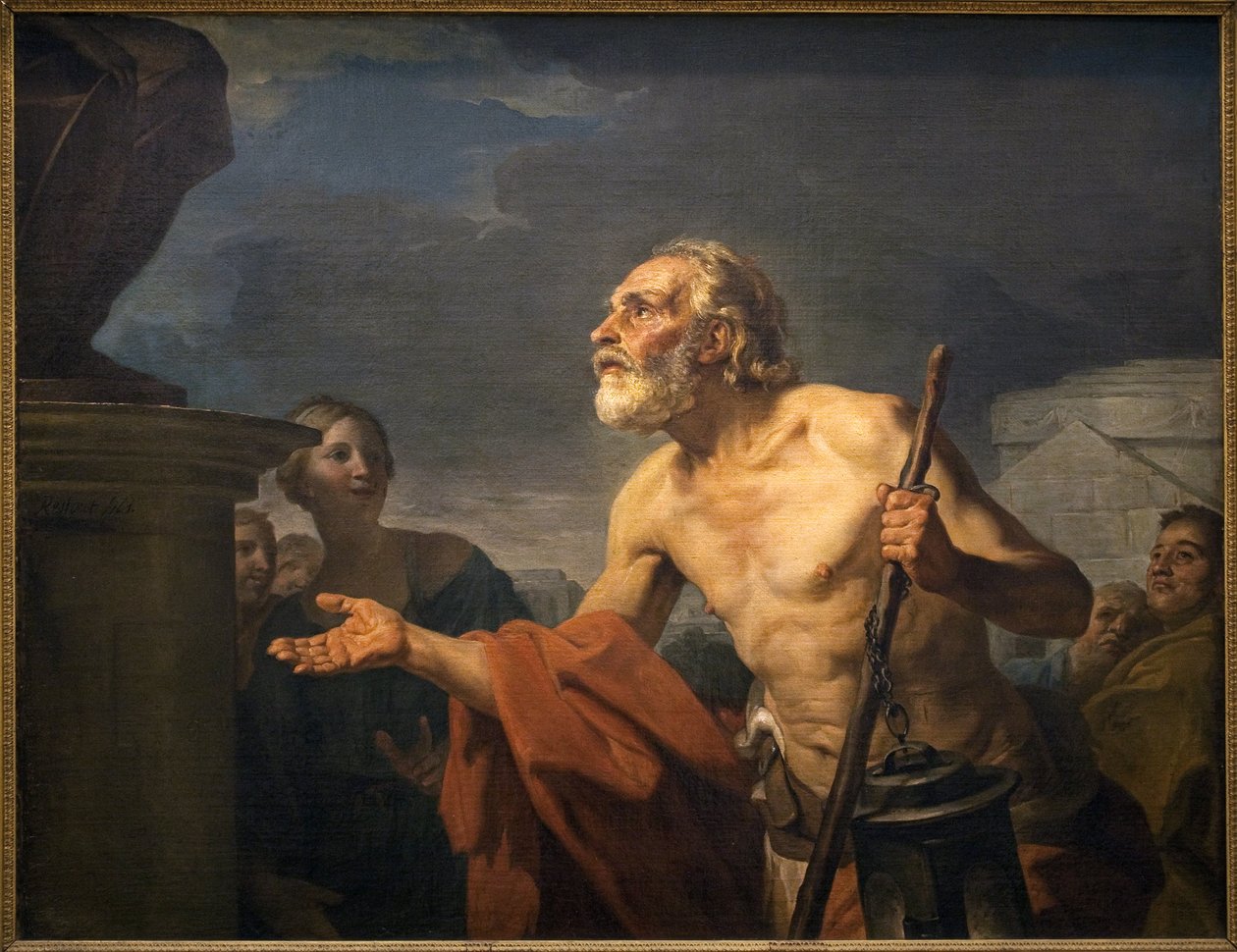 Diogène demandant l