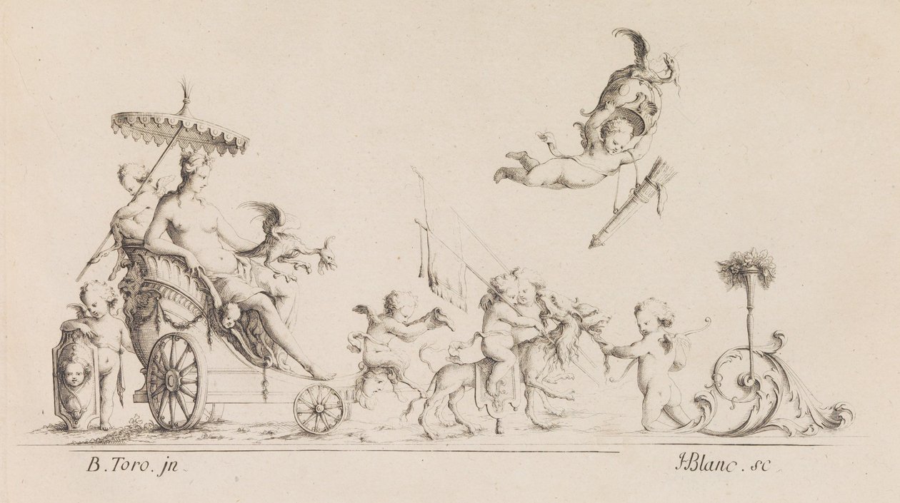 Desseins à Plusieurs Usages Inventés par M. B. Toro, 1718 ou après - Jean Bernard Toro