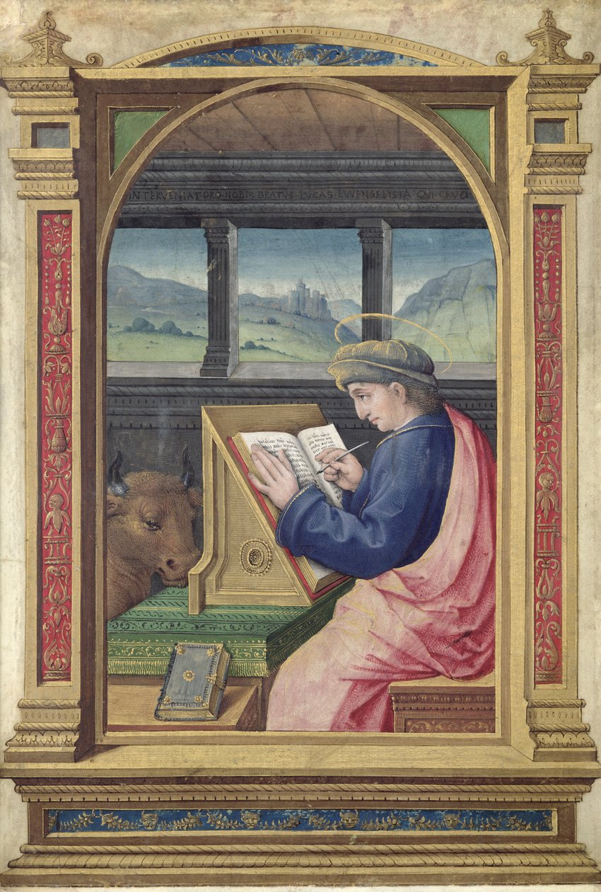 Saint Luc Écrivant, d