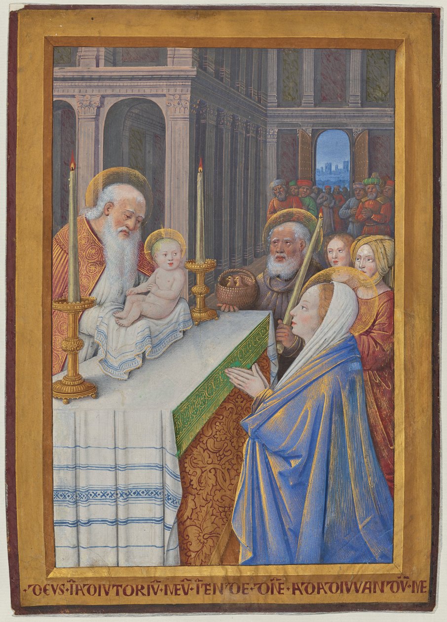 La Présentation au Temple - Jean Bourdichon