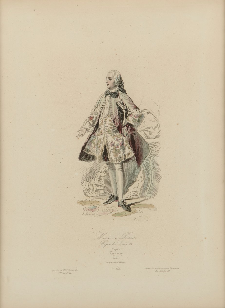 Mode parisienne : Règne de Louis XV - Jean Charles (1800 79) Pauquet