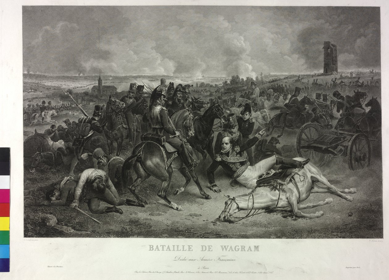 Bataille de Wagram les 5 et 6 juillet 1809 - Jean Charles (after) Langlois