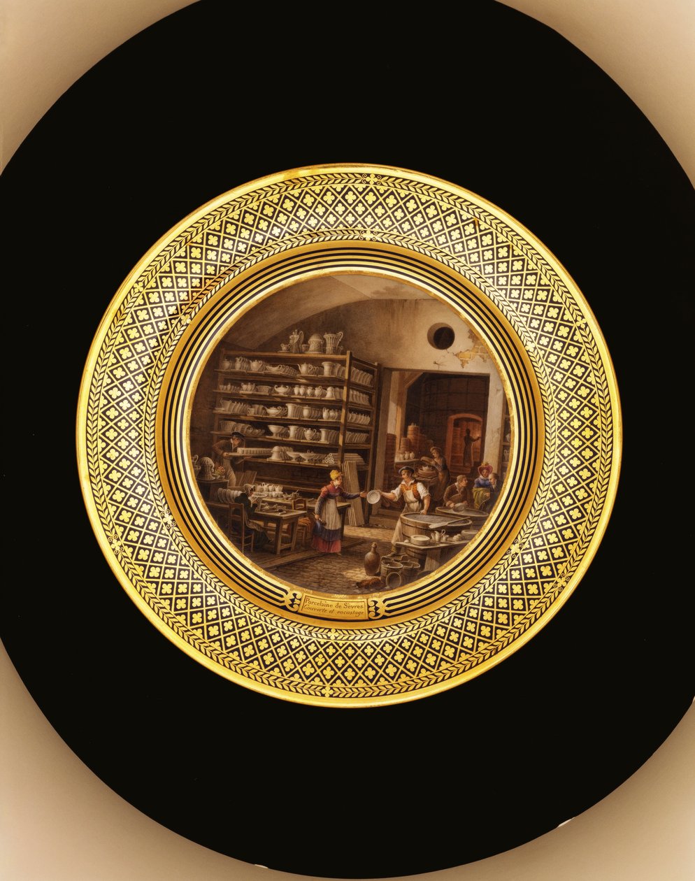 Porcelaine de Sèvres, vers 1820-35 - Jean Charles Develly