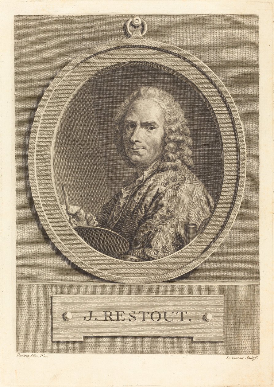 Jean Restout - Jean Charles Levasseur after Jean Bernard Restout