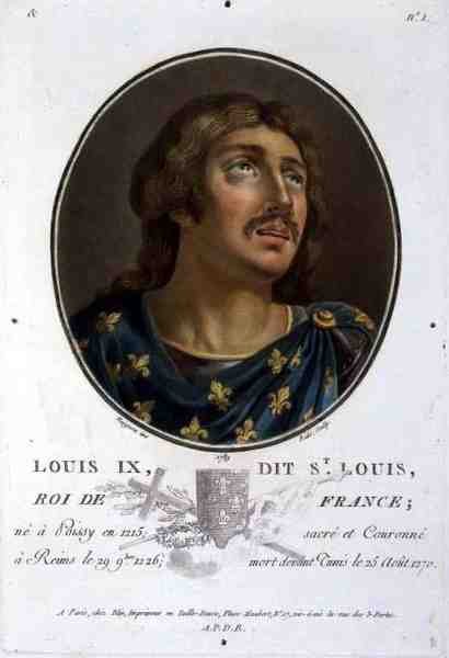 Portrait de Louis IX, dit 