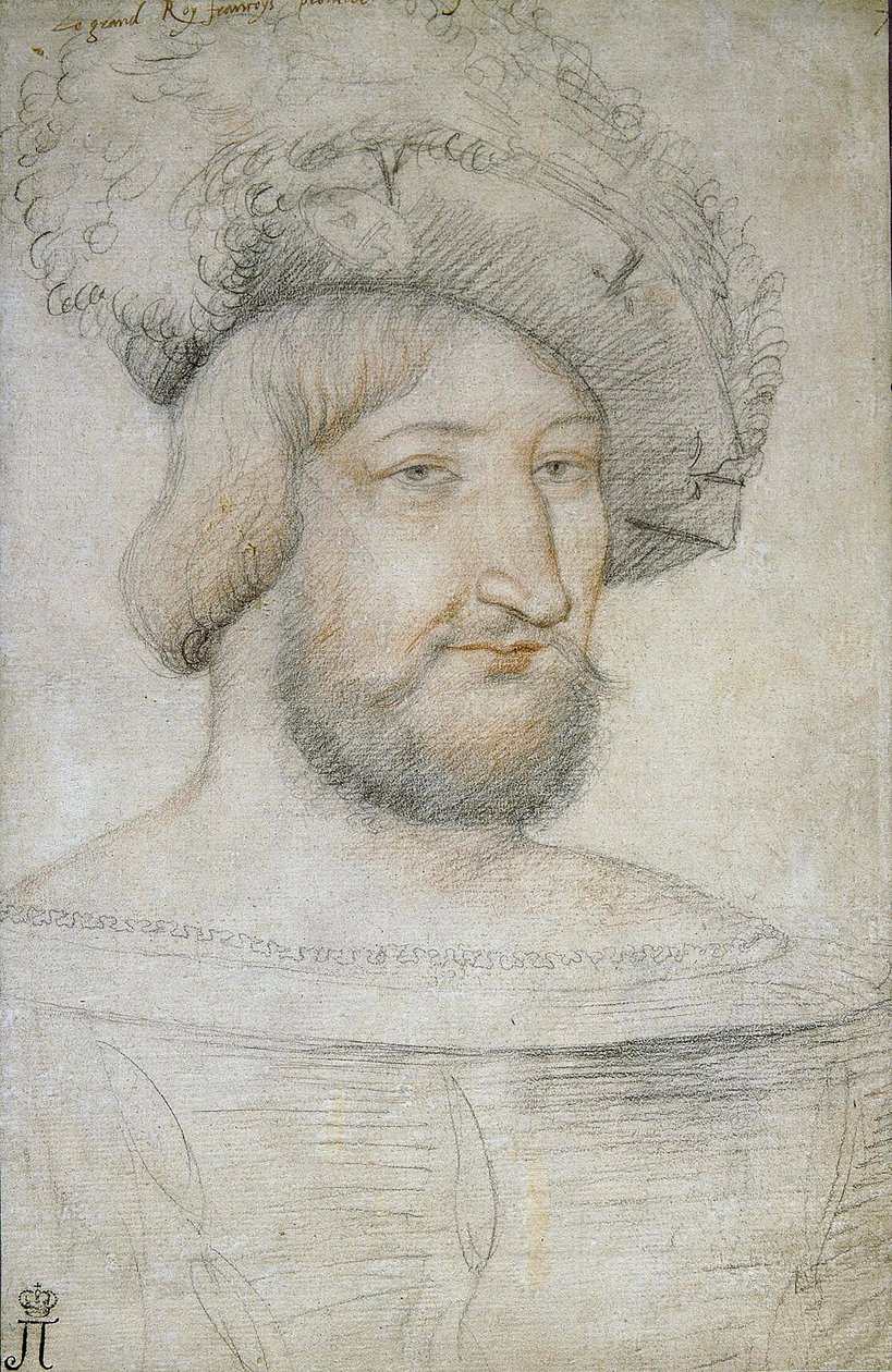 Portrait de François Ier (1494-1547), roi de France par Jean Clouet (vers 1485-1541) - Jean Clouet