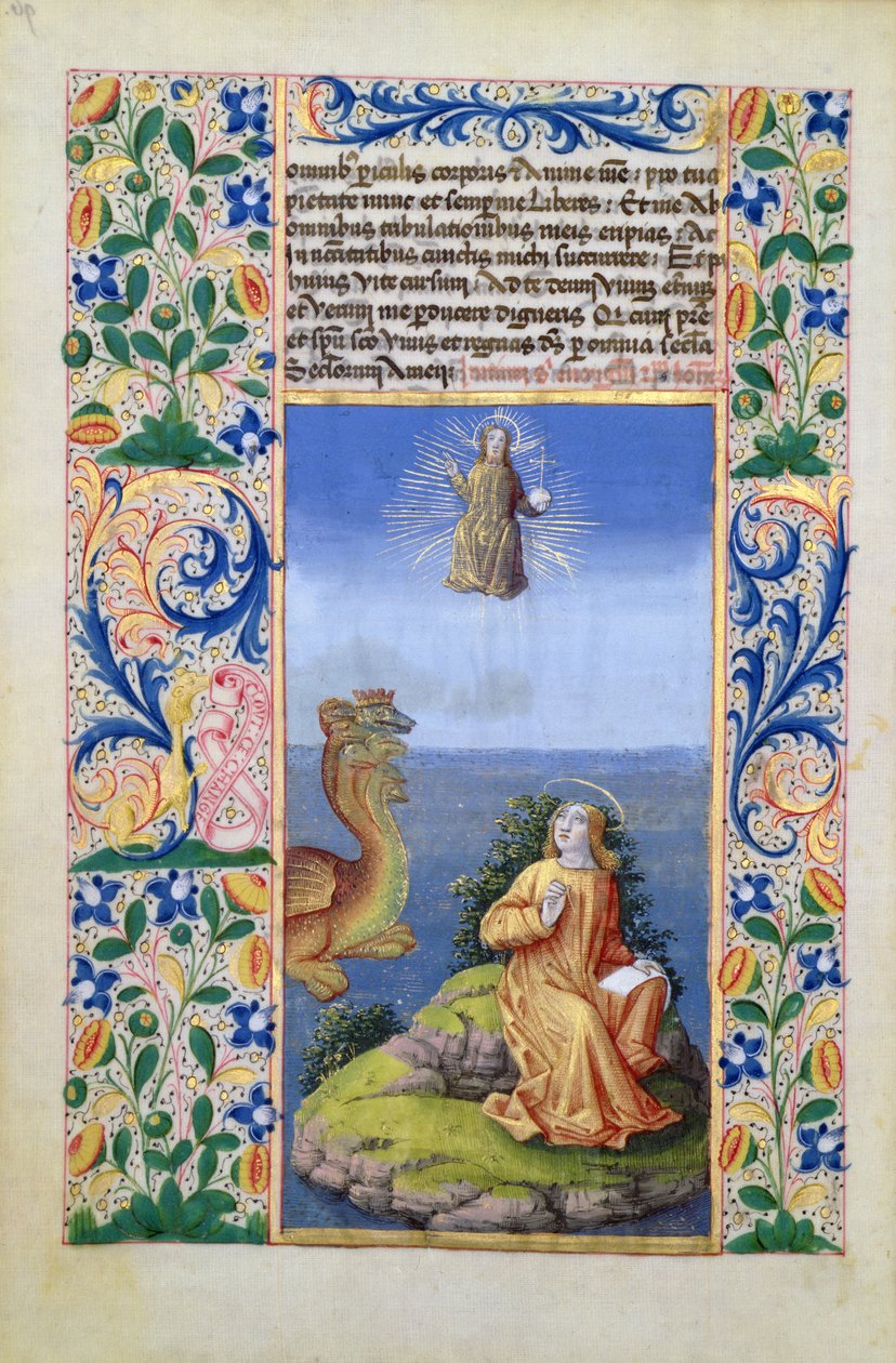 Ms Lat. Q.v.I.126 f.96v Saint Jean l