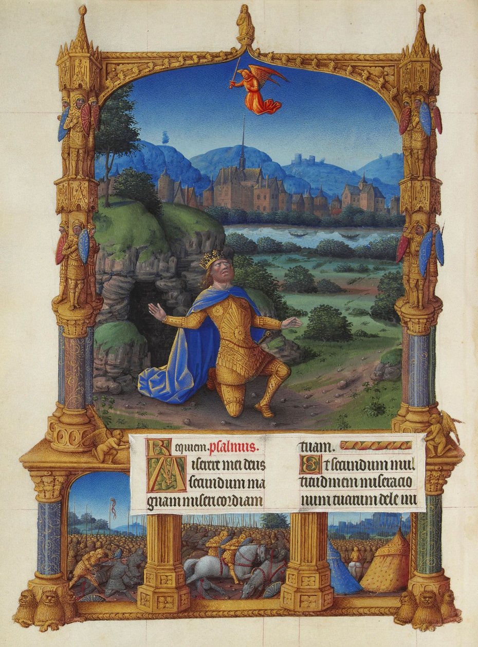 La pénitence de David, Psaume 51 - Jean Colombe