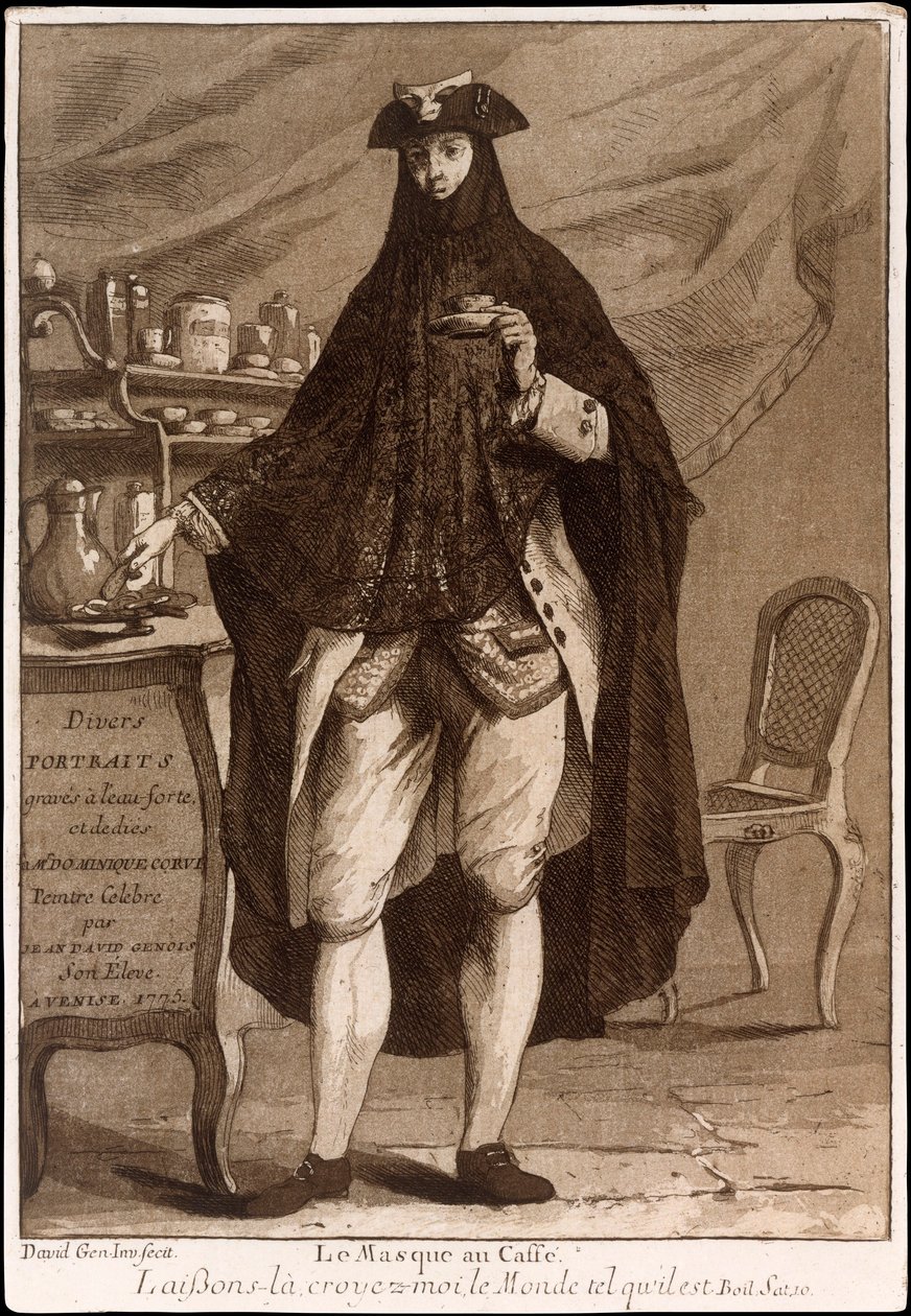 Page de titre de Divers Portraits, pub. 1775 - Jean David Genois