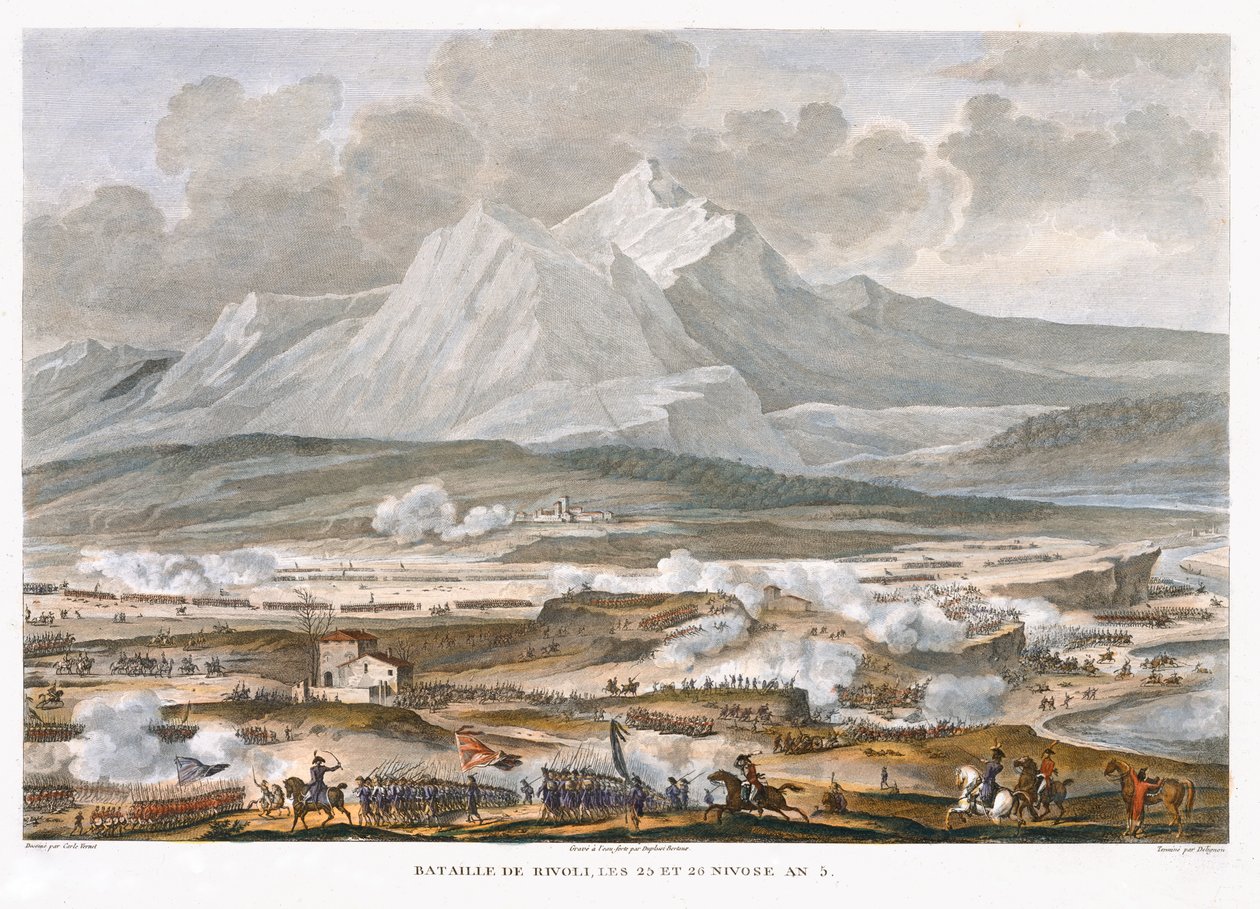 La bataille de Rivoli, 25 et 26 nivôse, an 5, janvier 1797 - Jean Duplessis Bertaux