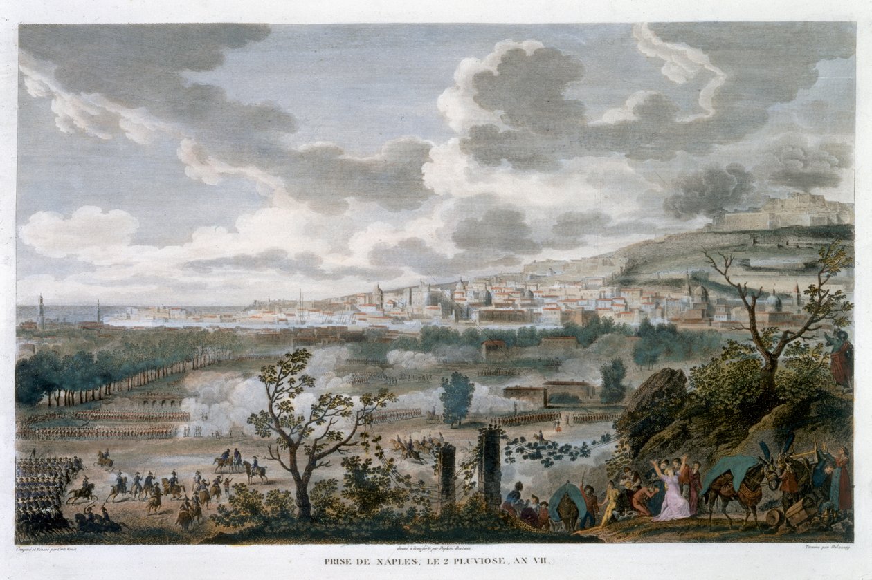 La capture de Naples, 2 Pluviôse, An 7, 23 janvier 1799 - Jean Duplessis Bertaux