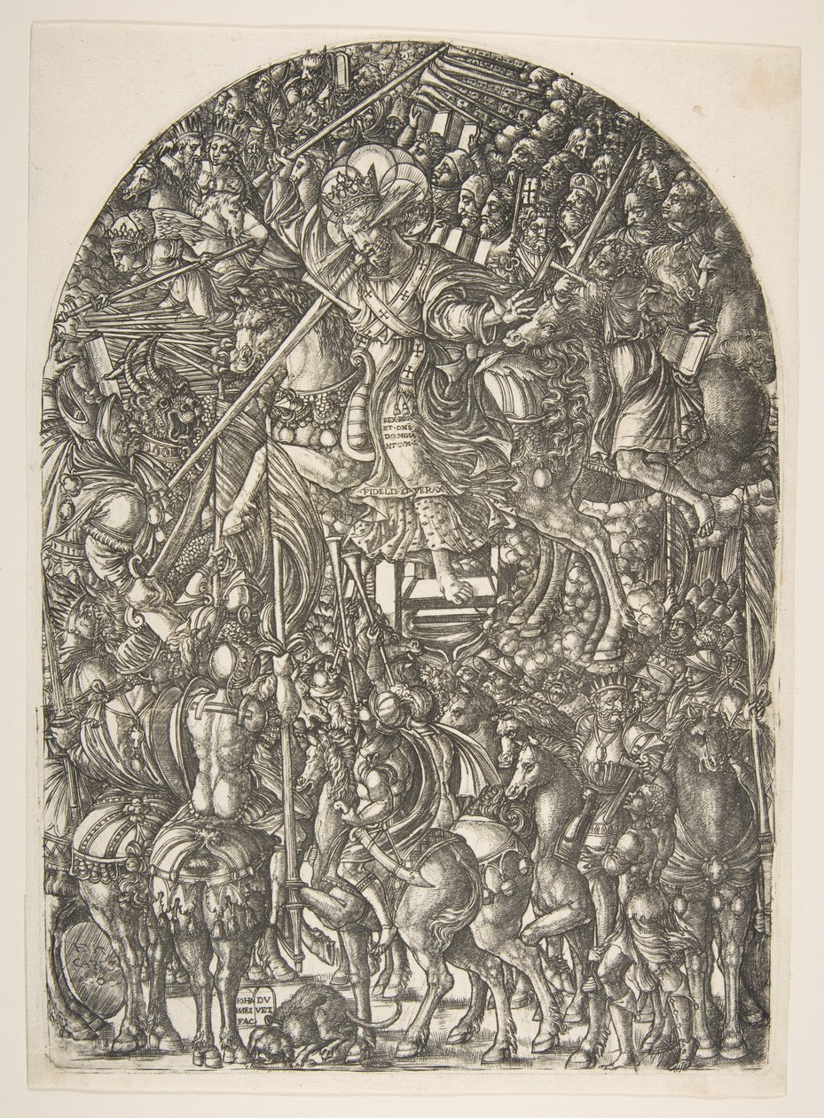 Christ monté sur un cheval blanc, de l