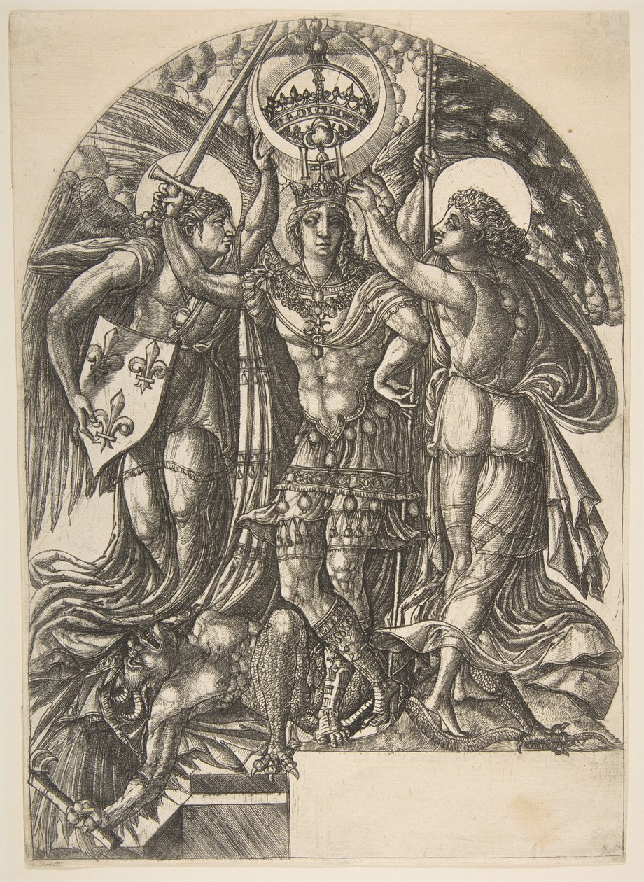 Henri II, roi de France, entre la France et la renommée, vers 1548 - Jean Duvet
