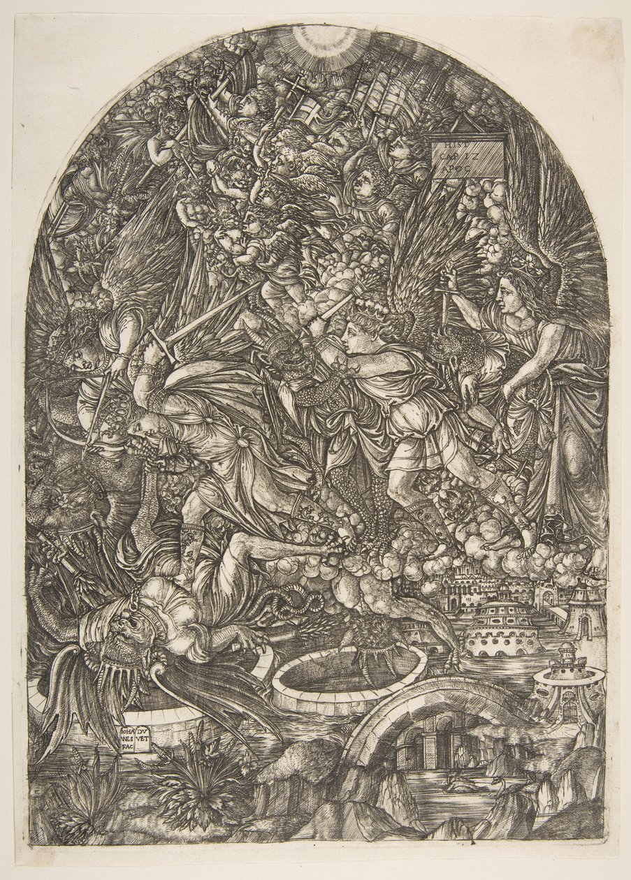 Saint Michel et le dragon, de l