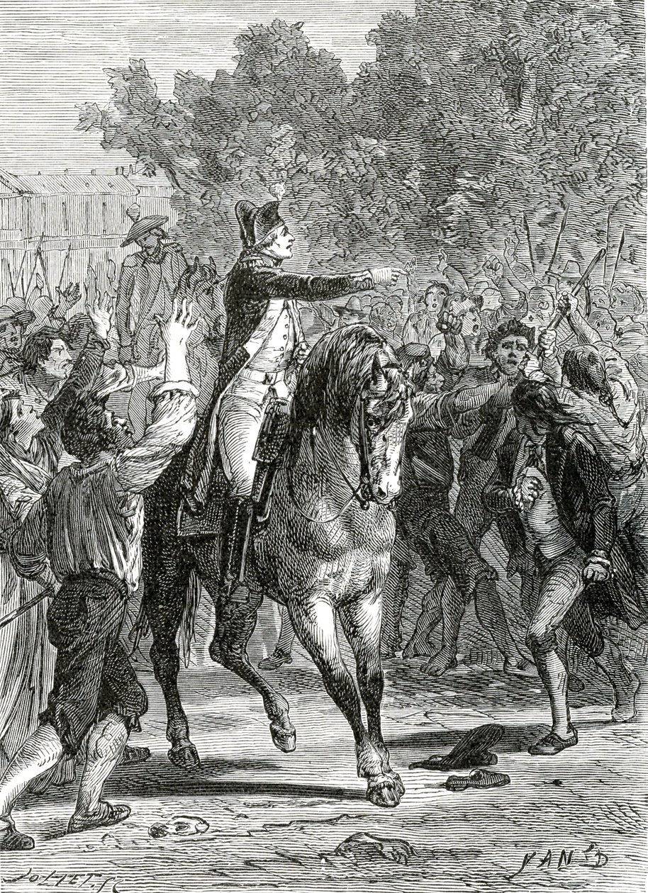Général Lafayette, Révolution française - Jean Edouard (1824-99) Dargent
