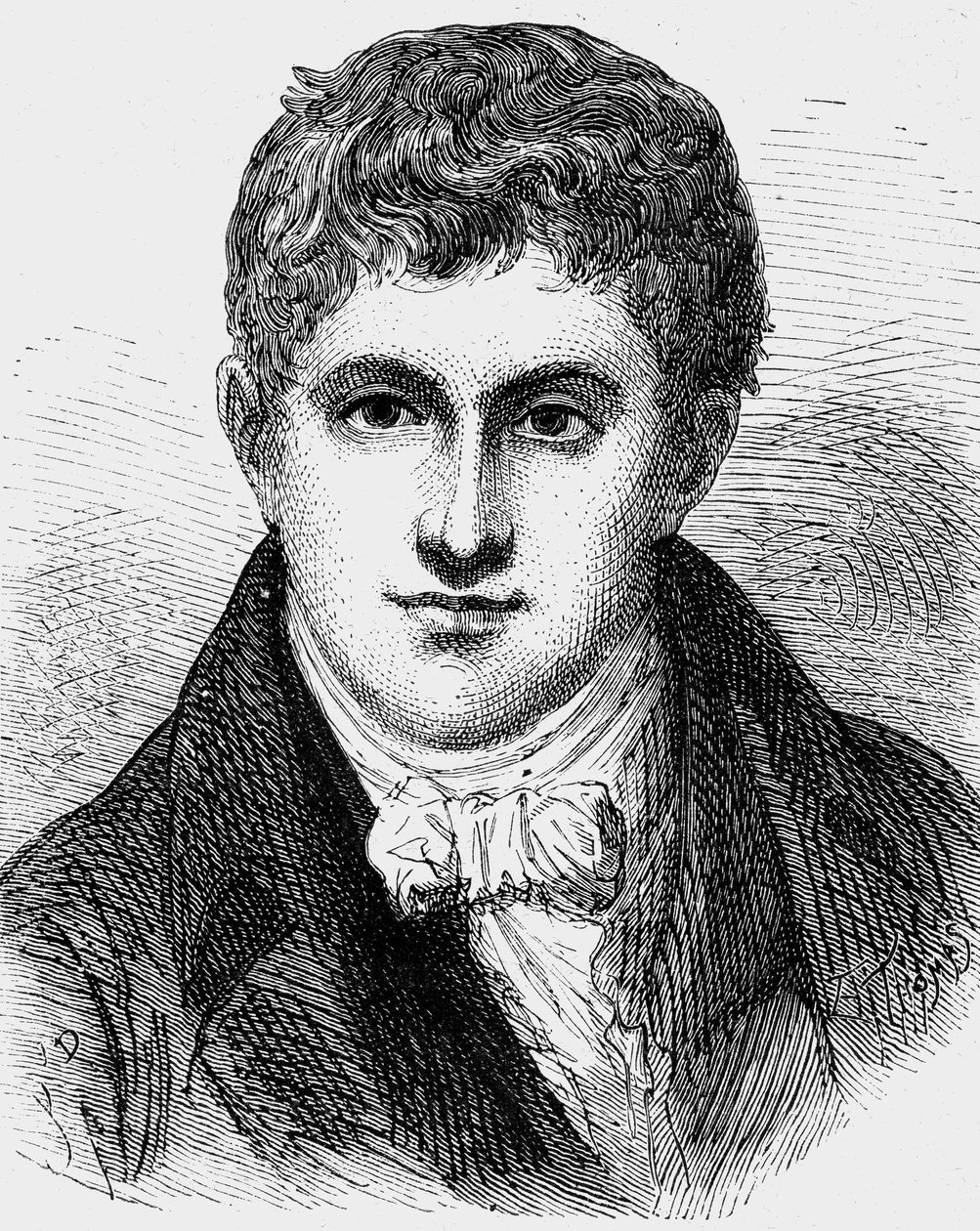 Humphry Davy, physicien et chimiste anglais - Jean Edouard Dargent