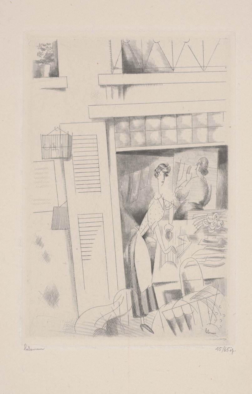La Blanchisseuse - Jean Emile Laboureur