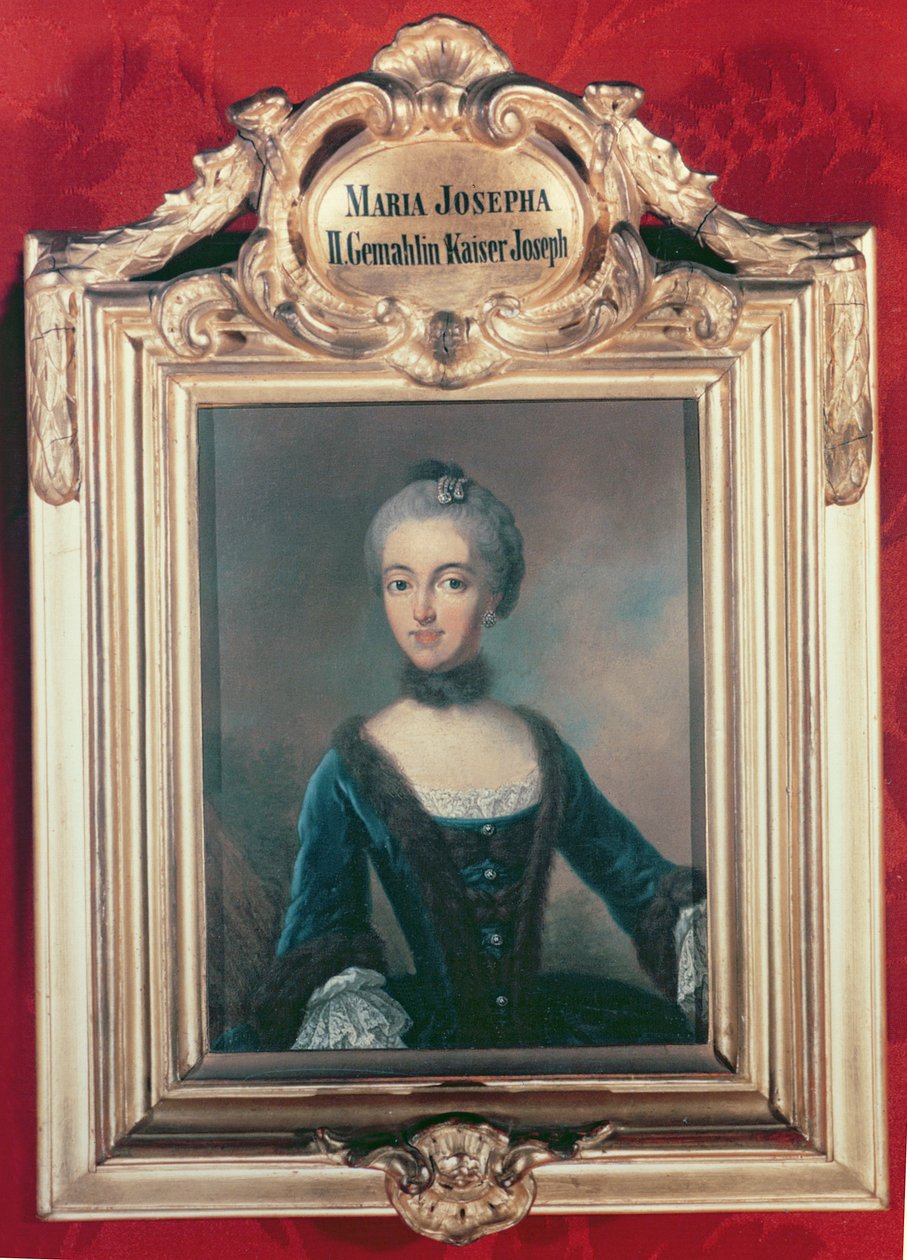 Maria Josepha de Bavière, deuxième épouse de Joseph II (1741-90) Empereur du Saint-Empire - Jean Étienne Liotard