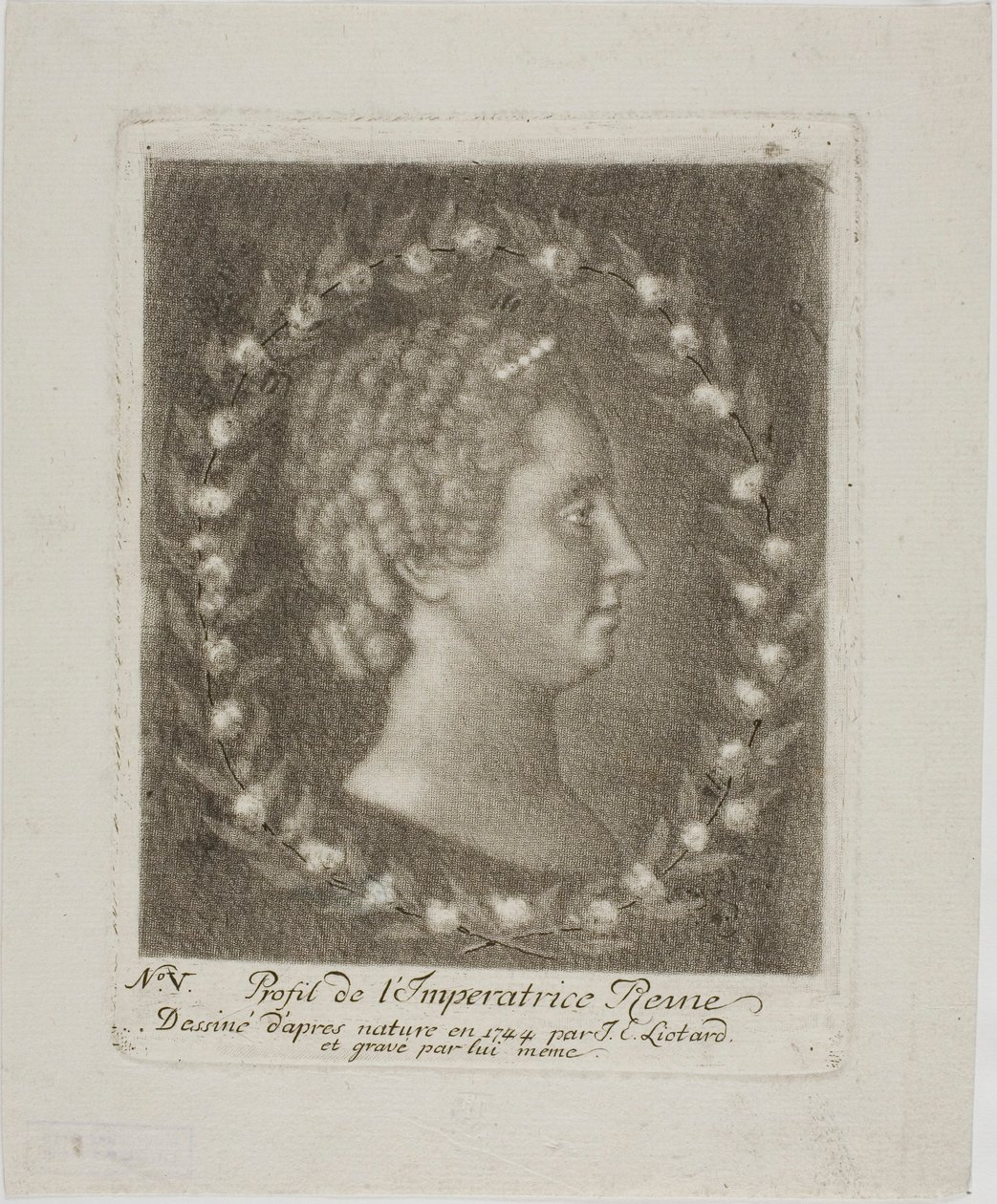 Portrait de la reine Marie-Thérèse - Jean Étienne Liotard