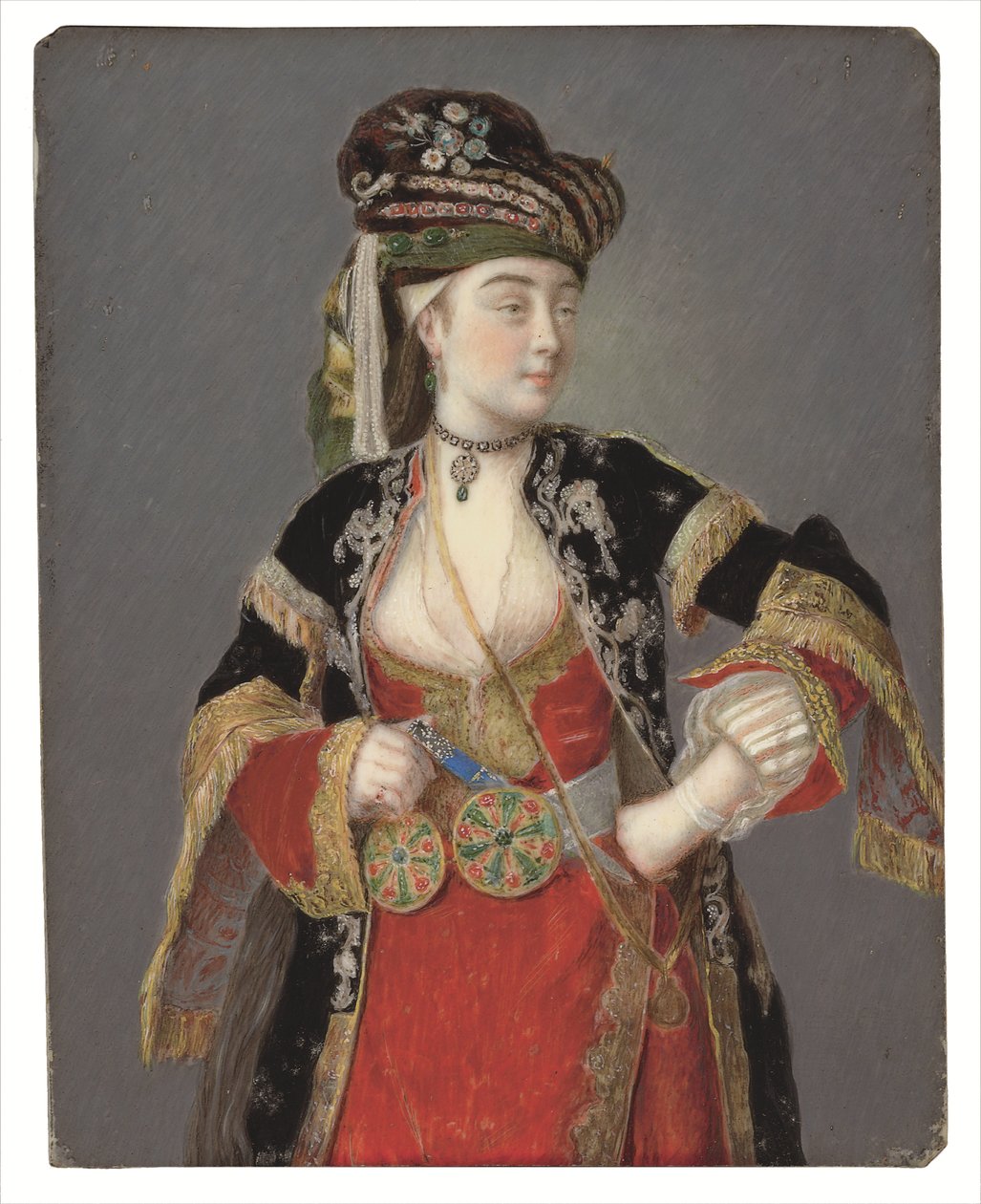 Portrait présumé de Laura Tarsi en costume turc - Jean Étienne Liotard