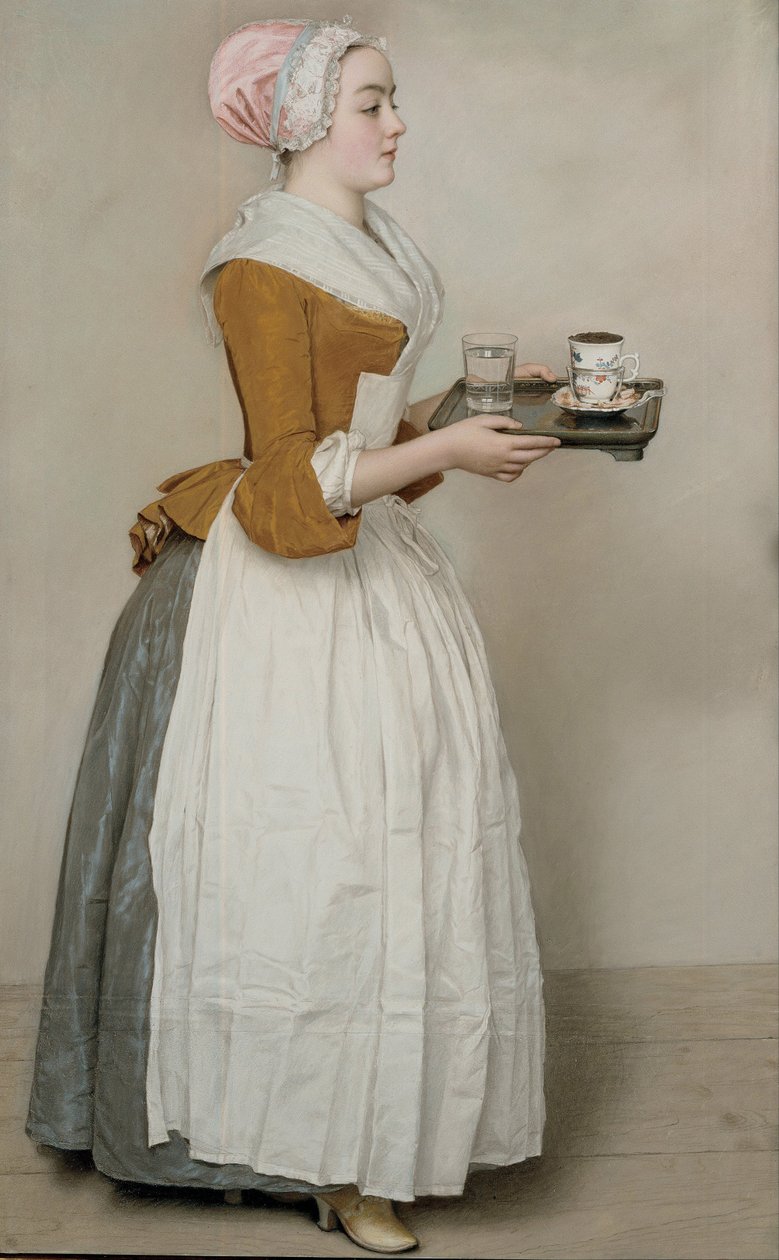 La Belle Chocolatière de Vienne, vers 1745 - Jean Étienne Liotard