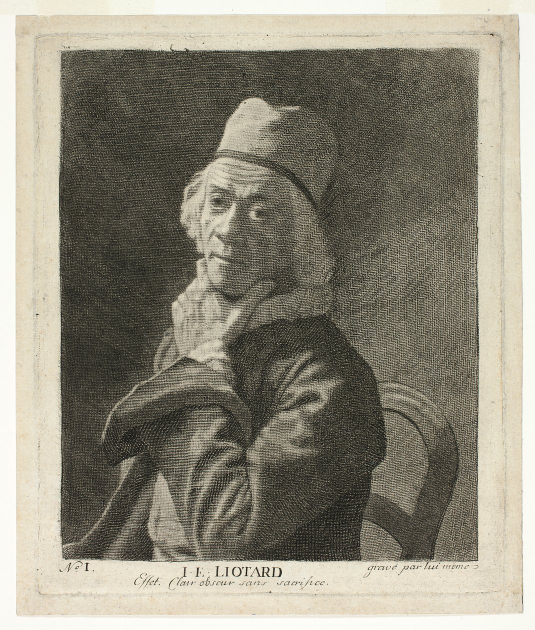 Le petit autoportrait - Jean Étienne Liotard