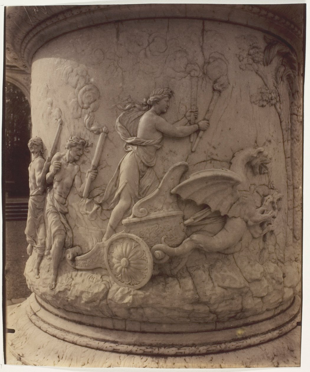 Versailles, Enlèvement de Proserpine par Pluton par Girardon, (detail) - Jean Eugène Auguste Atget