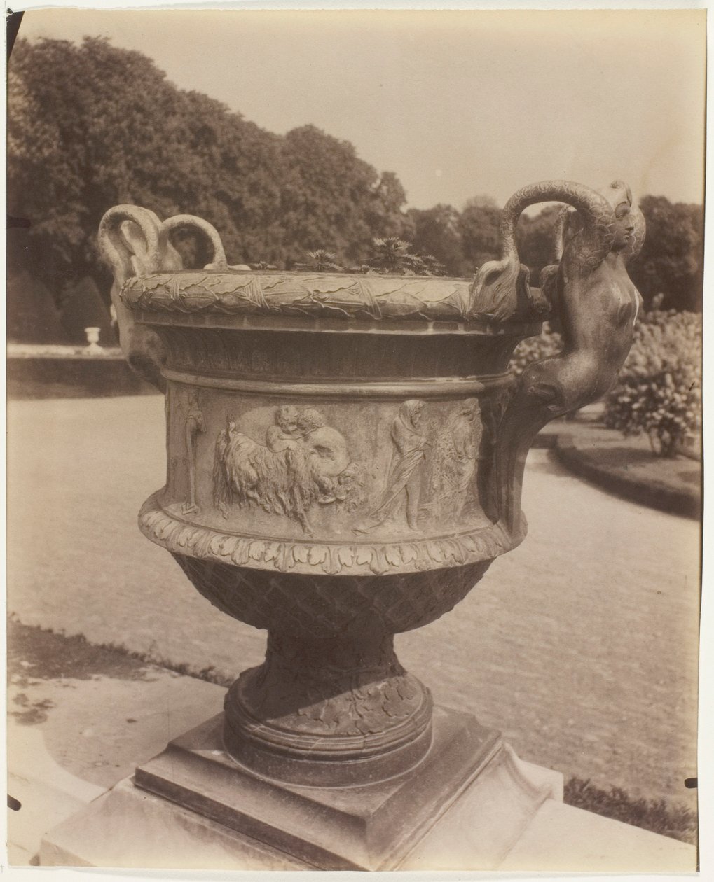Versailles, Vase par Ballin - Jean Eugène Auguste Atget