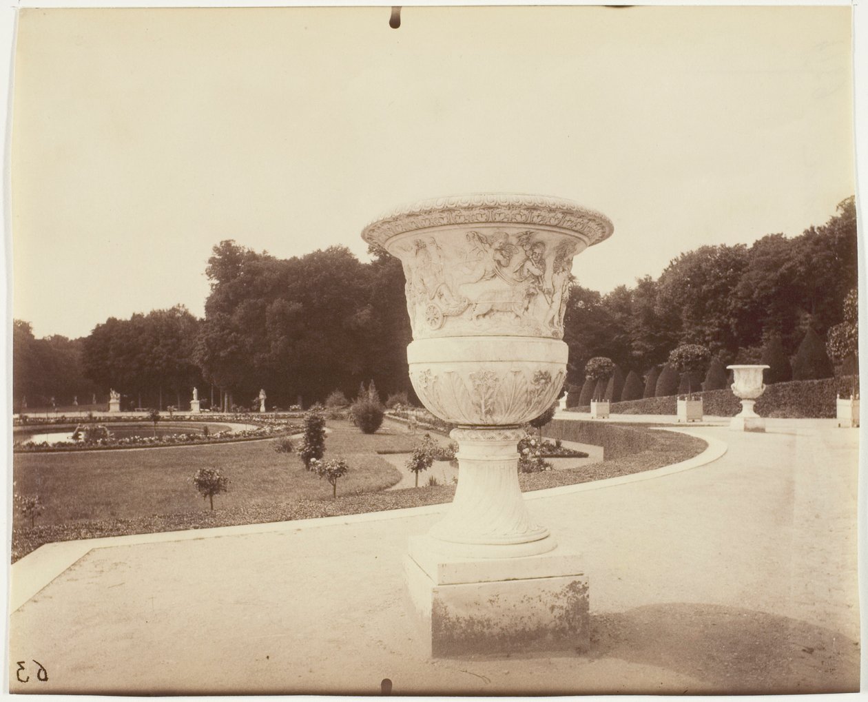 Versailles, Vase par Cornu - Jean Eugène Auguste Atget