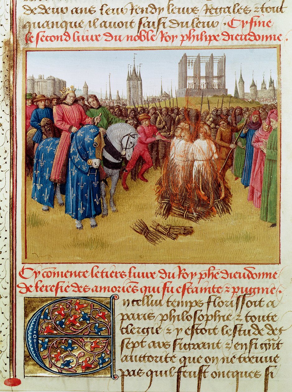 Supplication des hérétiques en 1210 - Jean Fouquet