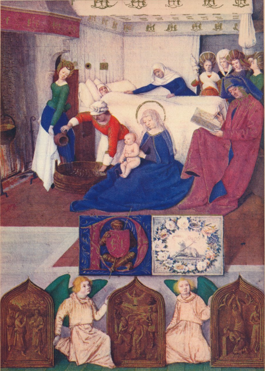 La Naissance de Saint Jean-Baptiste, vers 1455, 1939 - Jean Fouquet